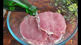 Selbst das trockenste Stück Schweinefleisch wird weich und saftig Marinade mit Mineralwasser [upl. by Harpole]