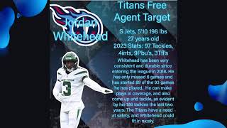 Titans Free Agent Targets Part 3 [upl. by Loomis]