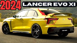 NEW 2024 Mitsubishi Lancer EVO XI Unveiled  The Ultimate Performance Legend Returns [upl. by Yak145]