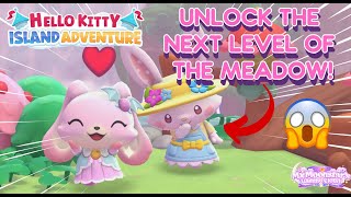 🌸HOW TO UNLOCK THE NEXT LEVEL OF THE MERRY MEADOW W TIMESTAMPS  HELLO KITTY ISLAND ADVENTURE 38🌸 [upl. by Yrag179]