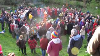 Beltane Celebrations at the Glastonbury Chalice Well 2013 [upl. by Leith]