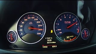 Alpina B3 BiTurbo F30 2014 Acceleration 610Nm 410hp [upl. by Malloy472]