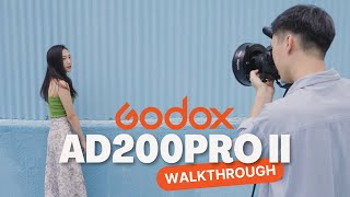 Godox AD200Pro II  New Features Walkthrough [upl. by Bannister]