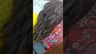 Highlights easy hair trick new look colour threading [upl. by Neyr]