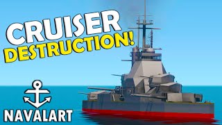 Lets Build An Awesome WARSHIP  Naval Art Gameplay [upl. by Aushoj]