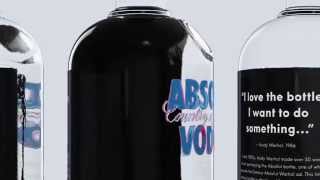 The Andy Warhol Absolut Vodka limited edition bottle [upl. by Mishaan]