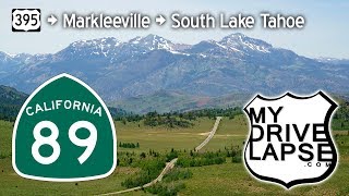 The Drive to Lake Tahoe on California Highway 89 Markleeville [upl. by Ennaylime]