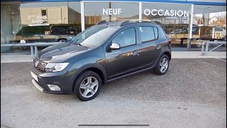 Présentation essai DACIA SANDERO STEPWAY BLUEDCI 95 CH PRESTIGE 5 PORTES [upl. by Ettenil]