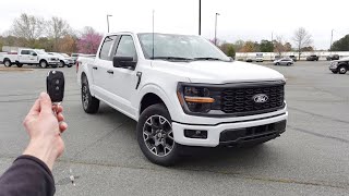 2024 Ford F150 STX 4X4 Start Up Walkaround Test Drive and Review [upl. by Martha]