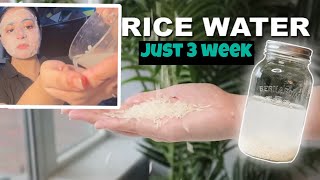 I used RICE WATER for 3 weeks and can’t believe the results  Dr she [upl. by Cecile275]