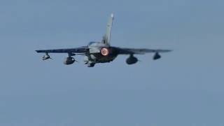 RAF Tornado flypast on 1 burner only  RAF Lossiemouth JW162 UHD4K [upl. by Ayanal]