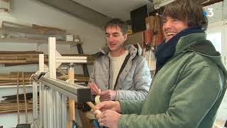 Près de Toulouse un artisan du cycle fabrique avec ses clients des vélos en bambou [upl. by Scibert]