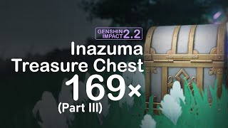 All 169 Inazuma Chests Location Version 22 Tsurumi Island  Genshin Impact [upl. by Annek]