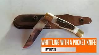 Whittling with a pocket knife  Maskara bicska [upl. by Vipul817]