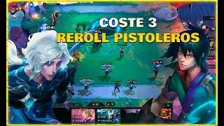 ¡REROLL DE PISTOLEROS Ezreal 10 Hwei l Sobrenaturales  Set 12 Teamfight Tactics [upl. by Suivatnad]