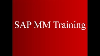 SAP ECC MM Training  Overview of Procurement Processes Video 2  SAP MM Material Management [upl. by Ruthy]