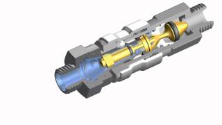 Rectus Quick coupling series 25KB how it works [upl. by Cirad]