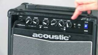 Acoustic G10 Amplifier Demo [upl. by Abram]