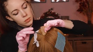 ASMR Satisfying Scalp Check amp Healing Scalp Treatment 😴 [upl. by Leidgam296]