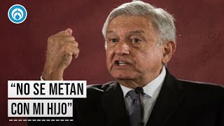 Burlas al físico del hijo de AMLO provocan respuesta del mandatario [upl. by Ahtebat]