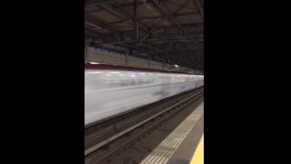 High Speed Japanese Bullet Train Shinkansen Hayabusa station pass 一関、新幹線 [upl. by Jonathan]