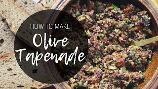 Olive Tapenade Recipe  How to make the best Vegan Olive Tapenade Dip [upl. by Anhej]