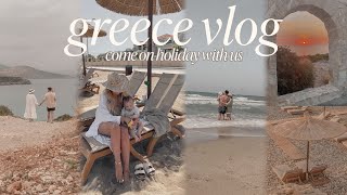 GREECE VLOG  come on holiday with us  travel vlog 2023 ☀️ [upl. by Ellezig]