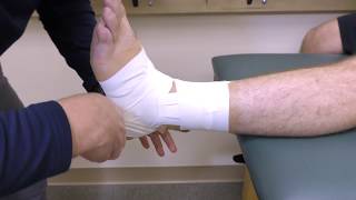 How to Tape An Ankle After Sprain or Injury  Top Ankle Taping Technique [upl. by Lief34]