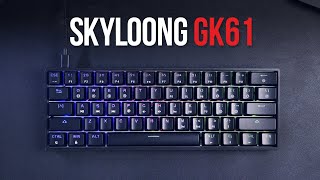 Skyloong GK61 Keyboard Brown Switches  Sound Test Comparison [upl. by Viguerie]