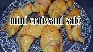 Mini croissant salé [upl. by Rafaj186]