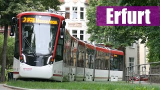 Doku Neue Straßenbahnen für Erfurt 2021  Stadler Tramlink [upl. by Milka]