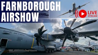 LIVE  Farnborough International Airshow 2024 [upl. by Onilegna762]