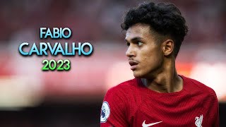 Fábio Carvalho 2023 🌟 Dribbling Skills Assists amp Goals ► LIVERPOOL [upl. by Gneh]