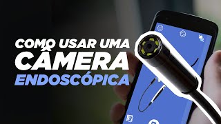 COMO USAR CÂMERA ENDOSCÓPICA  GIRAFFE CAM OTG VIEW [upl. by Novello]