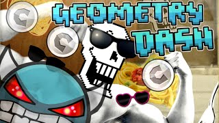 EPIC Papyrus Fight Bonetrousle  Geometry Dash Demon [upl. by Ennahteb]