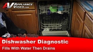 Whirlpool Dishwasher Repair  Fills With Water Then Drains  Main Control [upl. by Enovi]