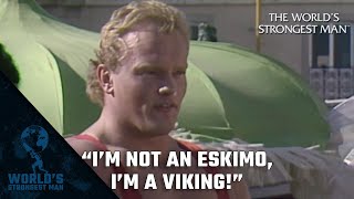 The World’s Strongest Man Classics Jón Páll Sigmarsson 1985 “I’m not an Eskimo I’m a Viking” [upl. by Gert]