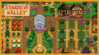 Year55 Stardew Valley Standard Farm Tour 100 Perfection No Mods [upl. by Darrej]