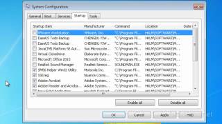 Stop Unwanted Programs from Starting on Windows 7  Vista [upl. by Heyer627]