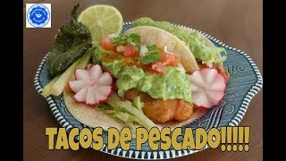 ESPONJOSOS TACOS DE PESCADO DELICIOSO [upl. by Leakim345]