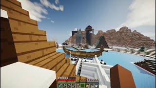 minecraft Survival Relaxing  Empiezo hacer barco Vikingo MUNDO VIKING [upl. by Anisirhc861]