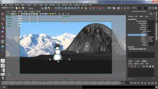 Adding a background image with an image plane in Maya [upl. by Wallack]