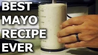 BEST Mayonnaise Recipe EVER  How to Make Homemade Mayo  BroBryceCooks [upl. by Molli105]