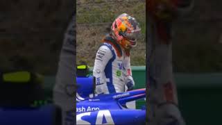 Yuki Tsunoda Crash  Hungary Q3 [upl. by Nahraf]