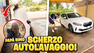 SCHERZO all AUTOLAVAGGIO a MIO PAPÀ CON la BMW NUOVA EPICO [upl. by Nissensohn]