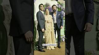 Bobby Deol With Tanya Deol And Aryaman Deol At Reception Ceremony Of Karan Deol amp Drisha Acharya [upl. by Okimik229]