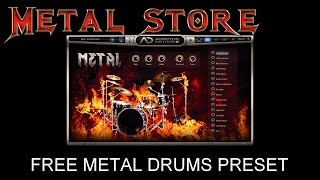 Free Addictive Drums 2 Metal Preset [upl. by Frierson]