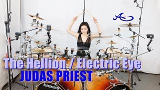 Judas Priest  The HellionElectric Eye drum cover by Ami Kim 73 [upl. by Emaj48]