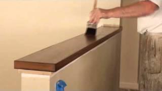 How To Apply Varnish or Polyurethane Clear Finishes  How To Stain Wood Part 4 [upl. by Jolee]