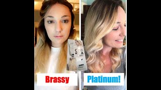 DIY Platinum Hair  LOREAL Colorista Bleach [upl. by Reaht320]